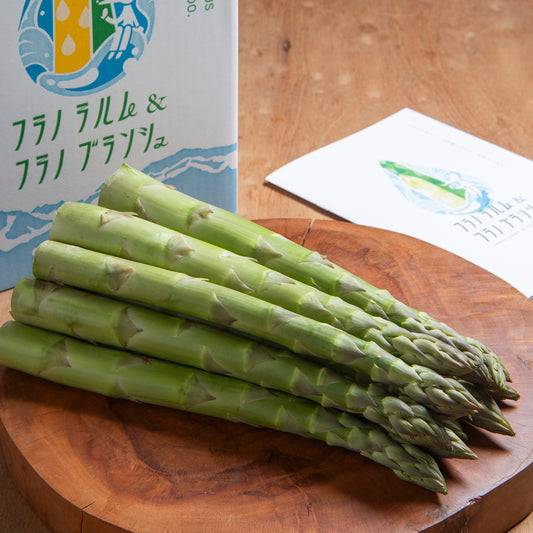 【2026予約販売】極太グリーンアスパラガス 北海道 上富良野産 【春芽】【フラノラルム】