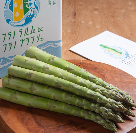 【2026予約販売】極太グリーンアスパラガス 北海道 上富良野産 【春芽】【フラノラルム】