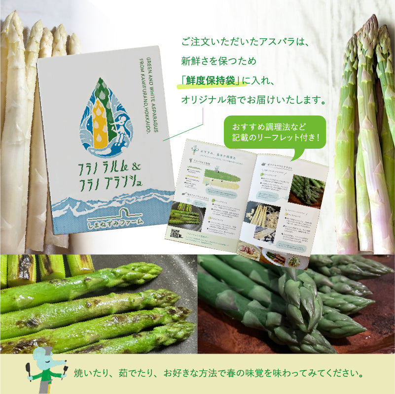 【2026予約販売】極太グリーンアスパラガス 北海道 上富良野産 【春芽】【フラノラルム】